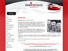 Tablet Screenshot of aaakavtech.com